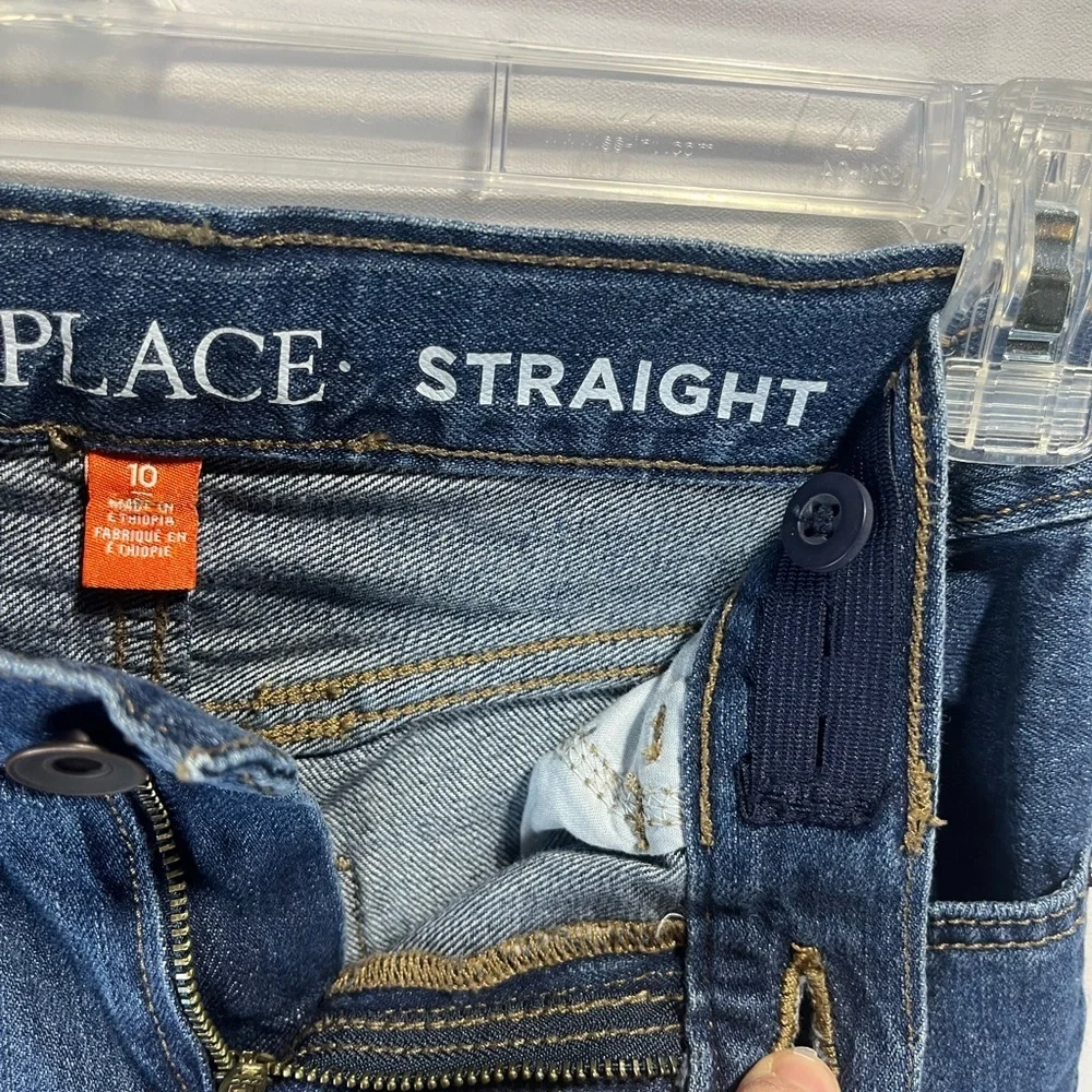 Children's Place Straight fit Regular Wash Jeans Boys size 10